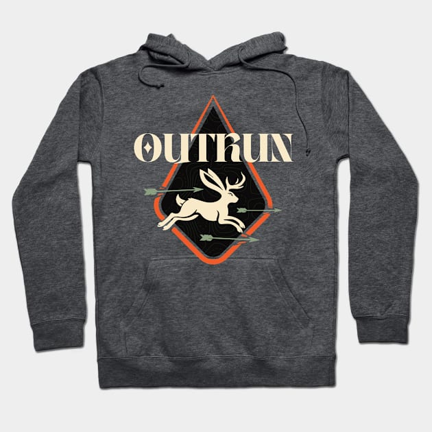 Outrun - Trail Running Society Hoodie by Aberrant Assembly